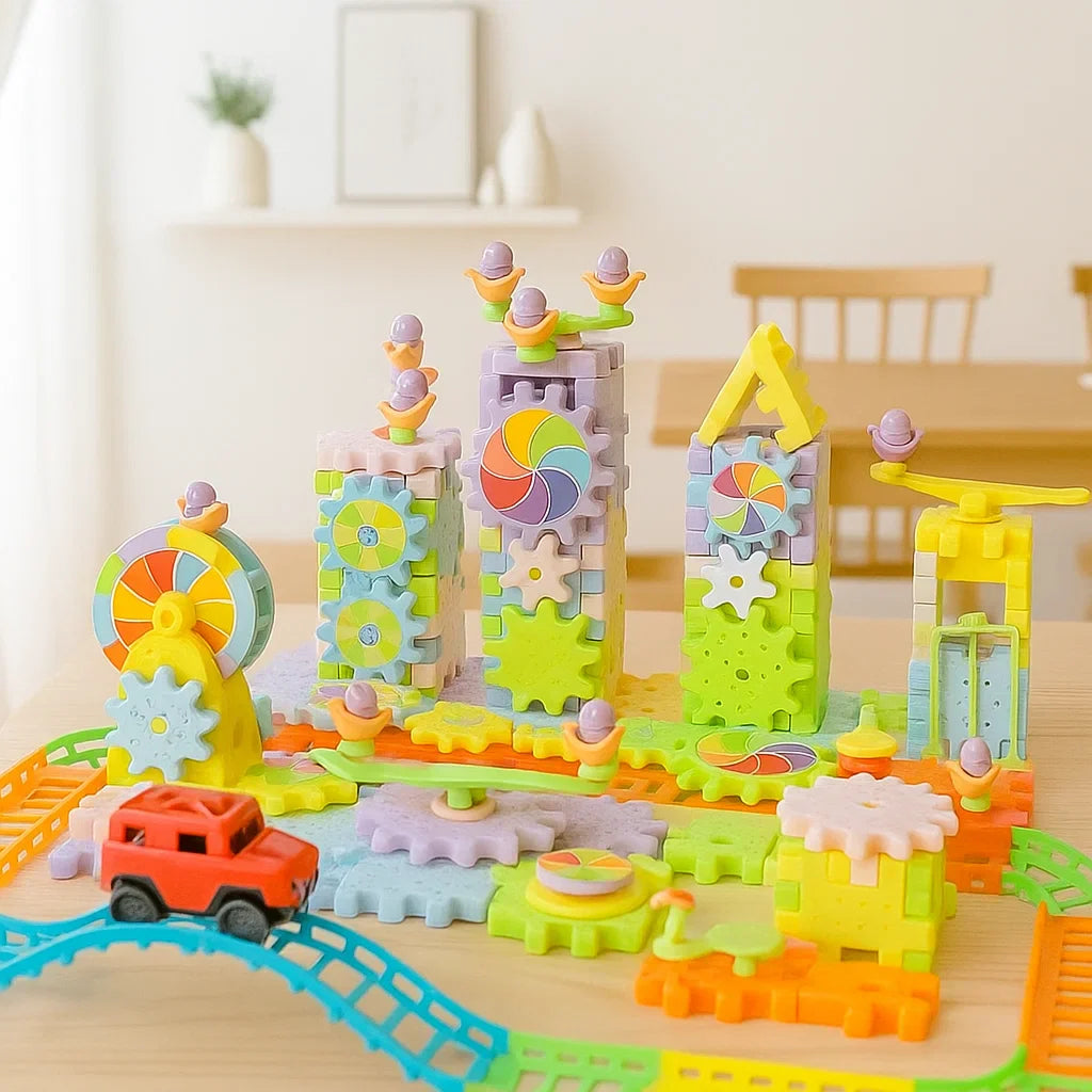 GearTrack – Electric & Educational – Building Blocks Play Set
