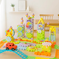 Thumbnail for GearTrack – Electric & Educational – Building Blocks Play Set