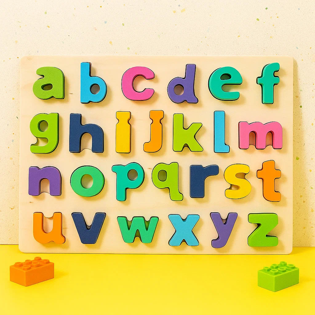 AlphaBlocks – Wooden & Educational – 3D letter puzzle