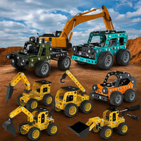 Thumbnail for MetalBuild – Cool & Educational – Construction Vehicle Set
