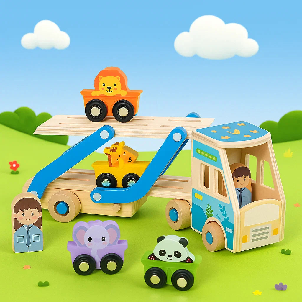 CargoMatch – Creative & Educational – Wooden truck