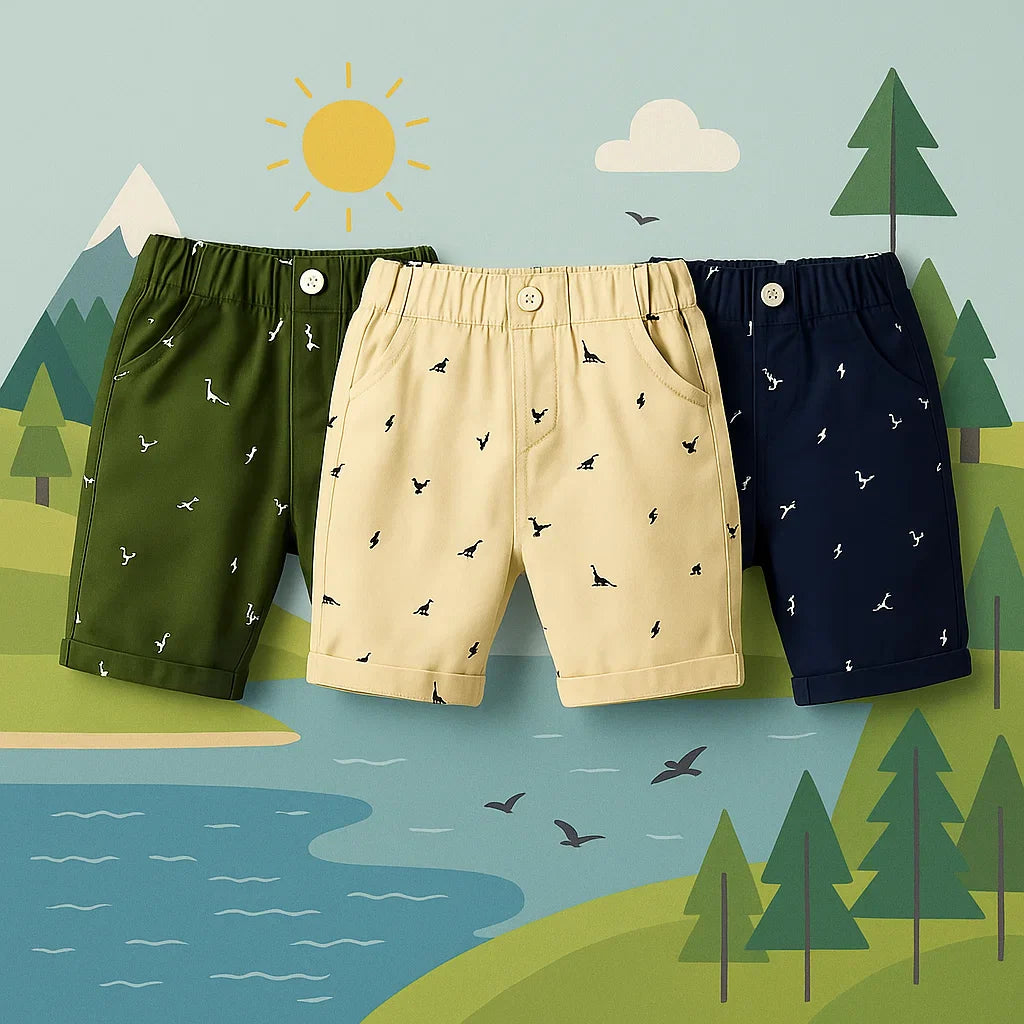 CoolKiddo – Fresh and comfortable – Shorts with Dino design