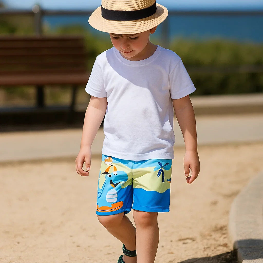 CoolBreeze – Summery & Breathable – Sleek Children's Swim Trunks