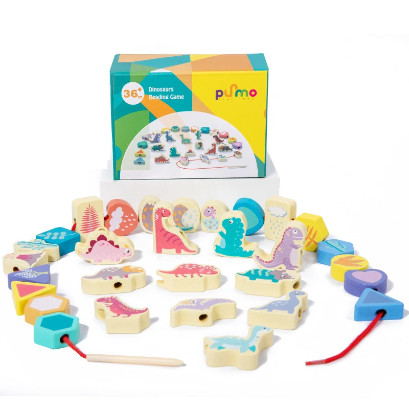 Lace & Thread™ – Stacking & threading game - stringing beads