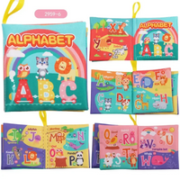 Thumbnail for Rattle Book™ - Sound & Motion - Fabric Booklet