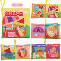 Thumbnail for Rattle Book™ - Sound & Motion - Fabric Booklet