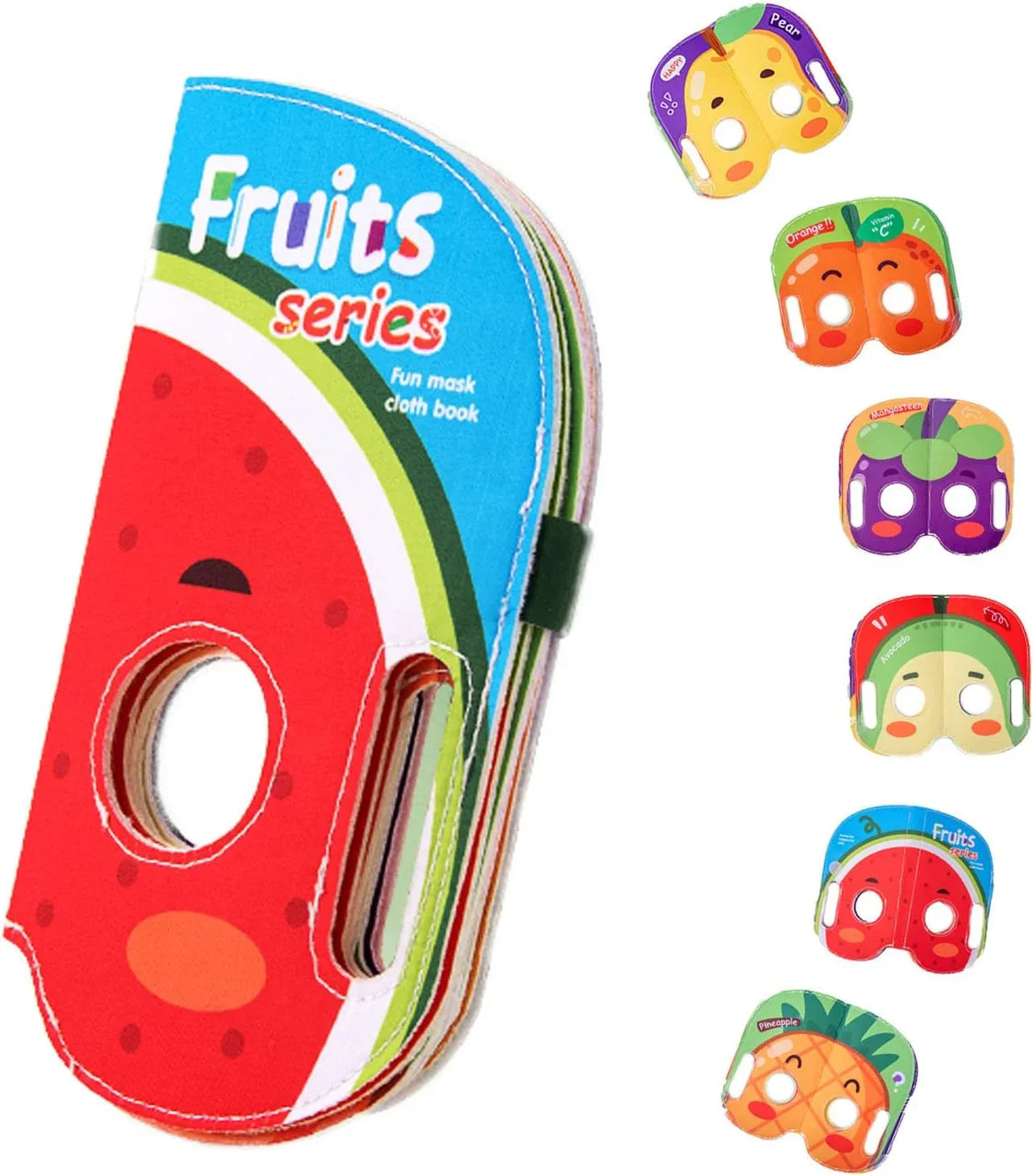 Mask Book™ – Baby learns first impressions - Fabric Mask Book