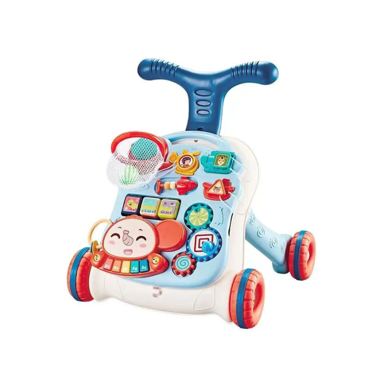 Baby Walker – Safe & Interactive - 3-in-1 Baby Walking Trainer & Play Center