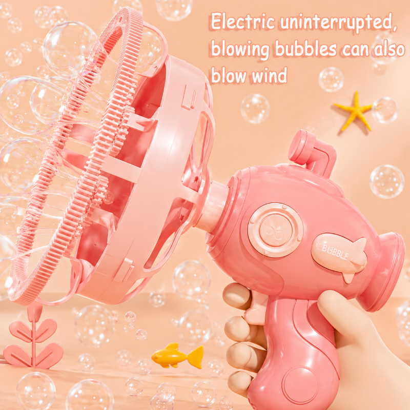 HappyBubbles – Fun & Safe – Bubble Gun for Kids