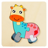 Thumbnail for 3D Wooden Puzzle™ - Playful Animal Adventure - Jigsaw Puzzle