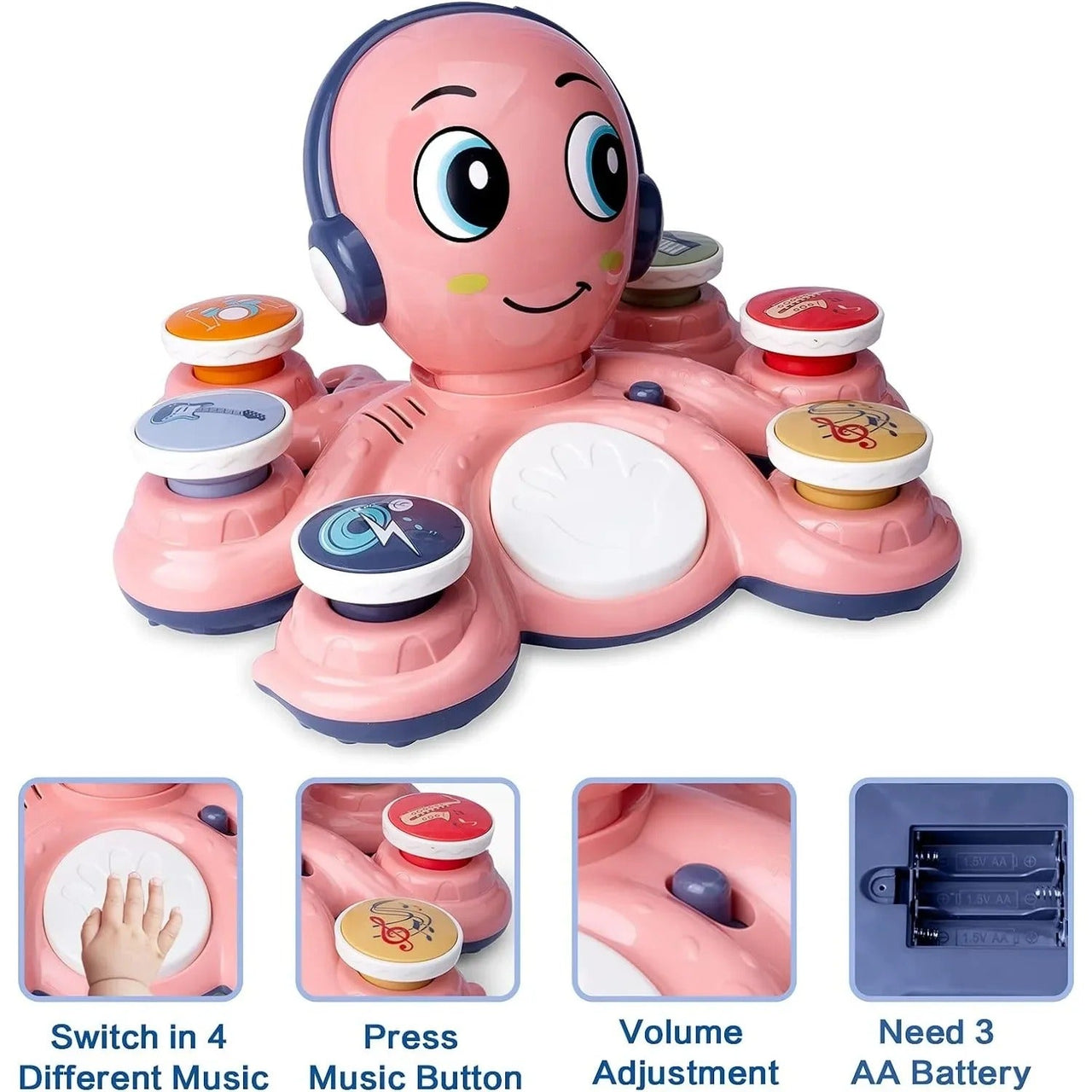 Musical Octo™ - Octopus Music Party - Music Toys