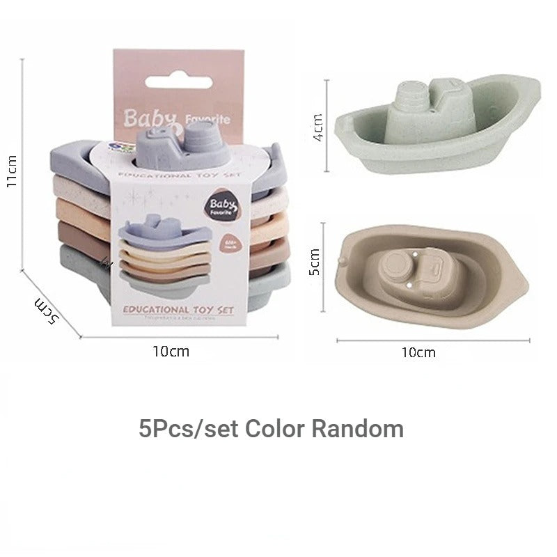Stack & Splash™ – Stackable Boats - Bath Set