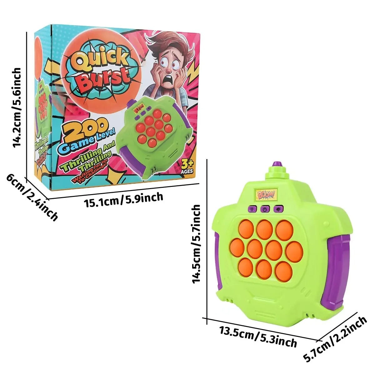 Quick Burst™ - The Ultimate Balloon Battle! - Fidget Pop game