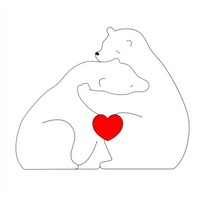 Thumbnail for Family Puzzle™ – Personalized Mother's Day Gift with a Family of Bears