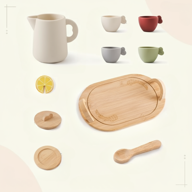 Woods – Fun & Interactive – Wooden Tea Set for Children