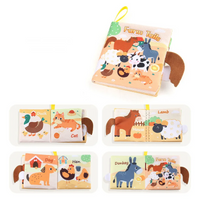 Thumbnail for Soft Tail Book™ – Soft Tail Fun - Sensory Animals Baby Booklet