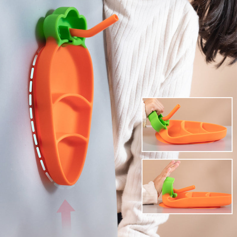 MiniMeal – Safe & Non-Slip – Silicone Toddler Plate Set with Cutlery