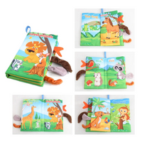 Thumbnail for Soft Tail Book™ – Soft Tail Fun - Sensory Animals Baby Booklet
