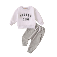 Thumbnail for Mini Fashion™ – Tøft «Lille fyr»-sett i bomull 