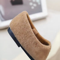 Thumbnail for SoftSteps –  Warm & Soft – Girls' Shoes with a Plush Pom-Pom