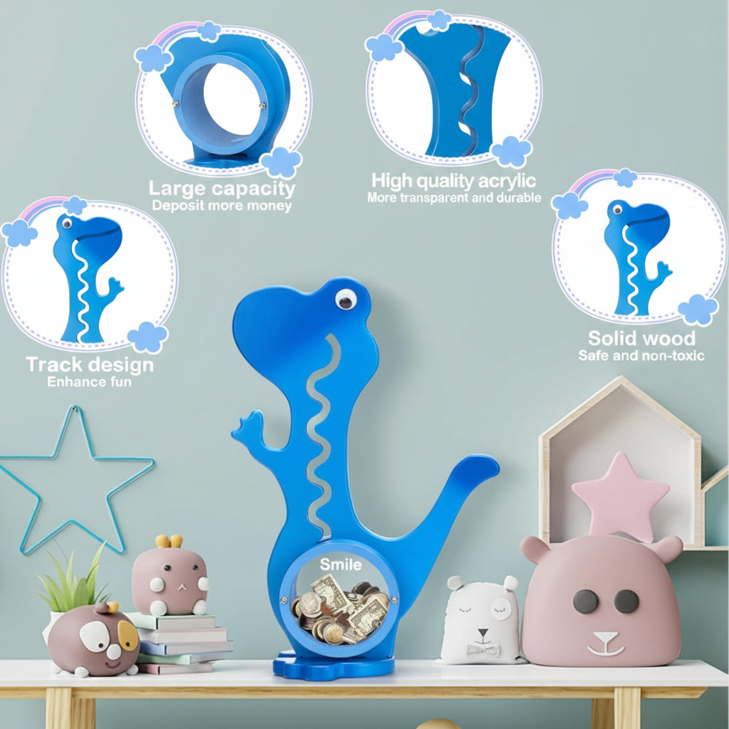 DinoSave – Cute & Practical – Dinosaur Piggy Bank
