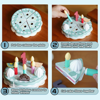 Thumbnail for TinyChef – Educational & Fun – Wooden Kitchen Set with Cake and Accessories
