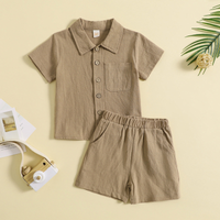 Thumbnail for Mini Fashion™ - Cotton Linen Summer Set Boys