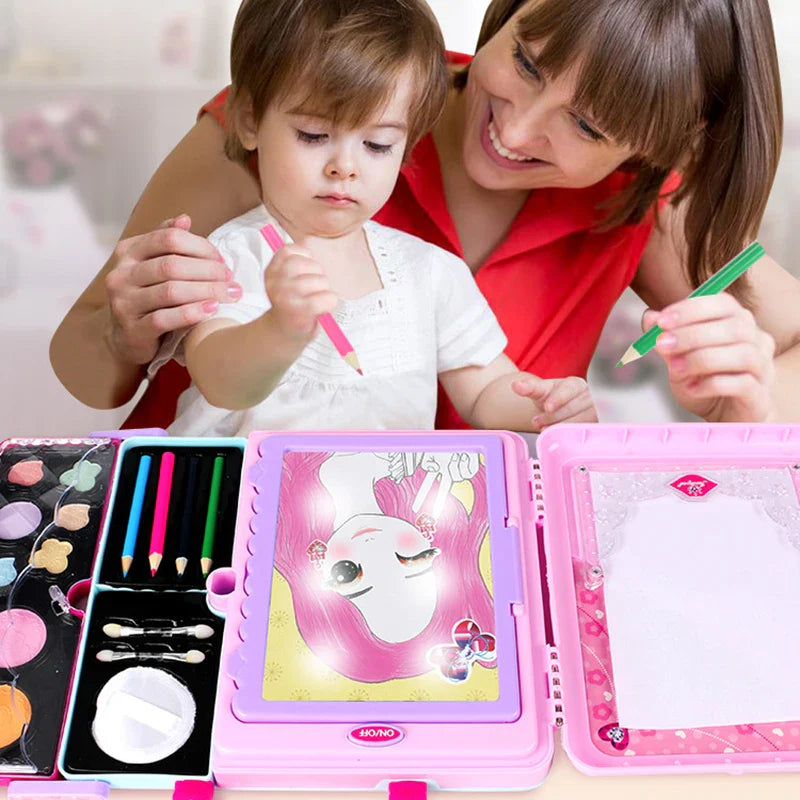 Glam Draw - Fantasy & Fun - Makeup Drawing Set