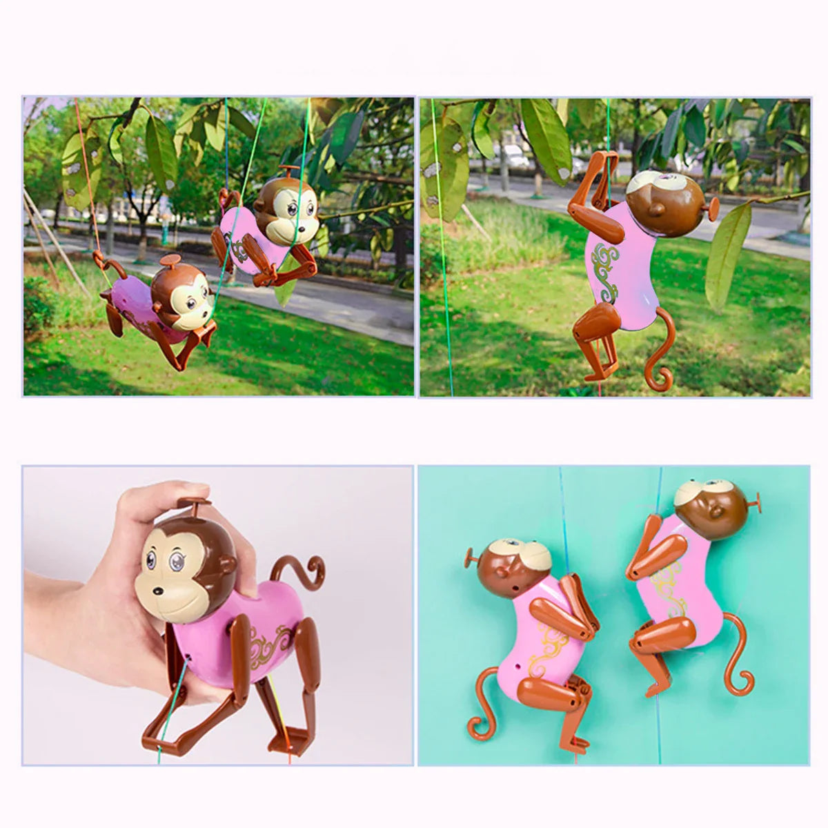 Climbing Monkey Toy™ - Jungle Fun - Rope climbing monkey