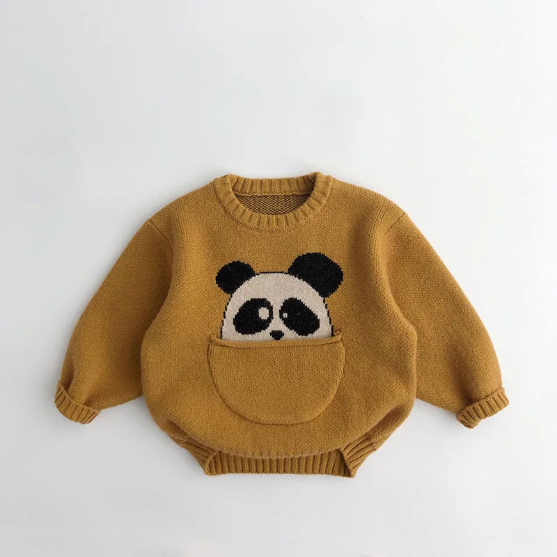 Mini Fashion™ - Cute Print with Pouch - Animal Sweater