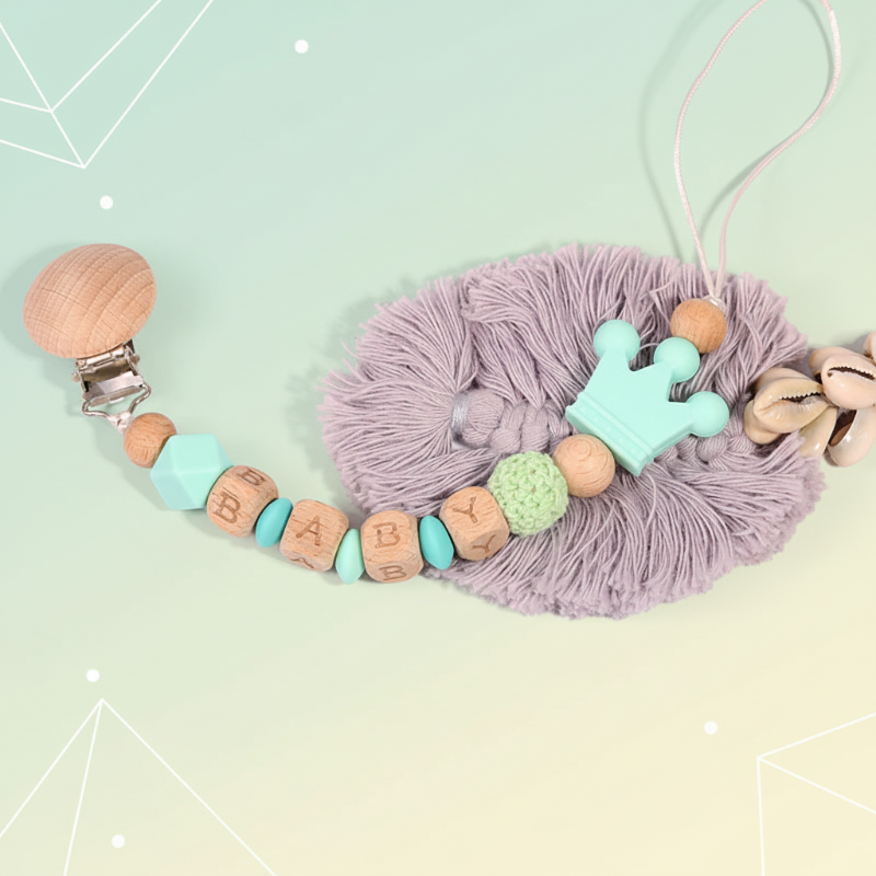 Personalized Pacifier Chain – Safe & Stylish - Personalized Pacifier Chain