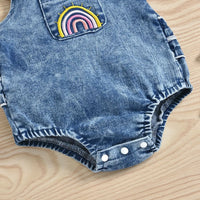 Thumbnail for Mini Fashion™ - Cute Look - Denim Romper