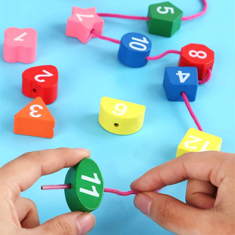 Learning Clock™ – Play & Learn Telling Time – Wooden Clock