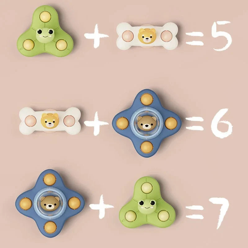 Bath Spinner Toys™ - Educational & Fun - Fidget Baby Bath Toys