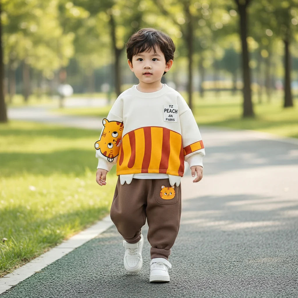 Mini Fashion™ - Warm & Soft – Two-Piece Children's Clothing Set