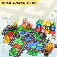 Thumbnail for MagnetoTrack – Creative & Playful – Magnetic Tiles Car Set