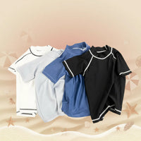 Thumbnail for SunnyGuard – Summery & Protective – Anti-UV Children's Swim Shirt with Short Sleeves