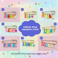 Thumbnail for Personalized Charm Pin – Personal & Stylish – Name Brooch