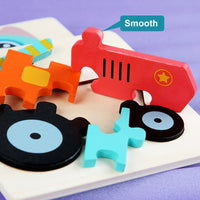 Thumbnail for 3D Wooden Puzzle™ - Playful Animal Adventure - Jigsaw Puzzle