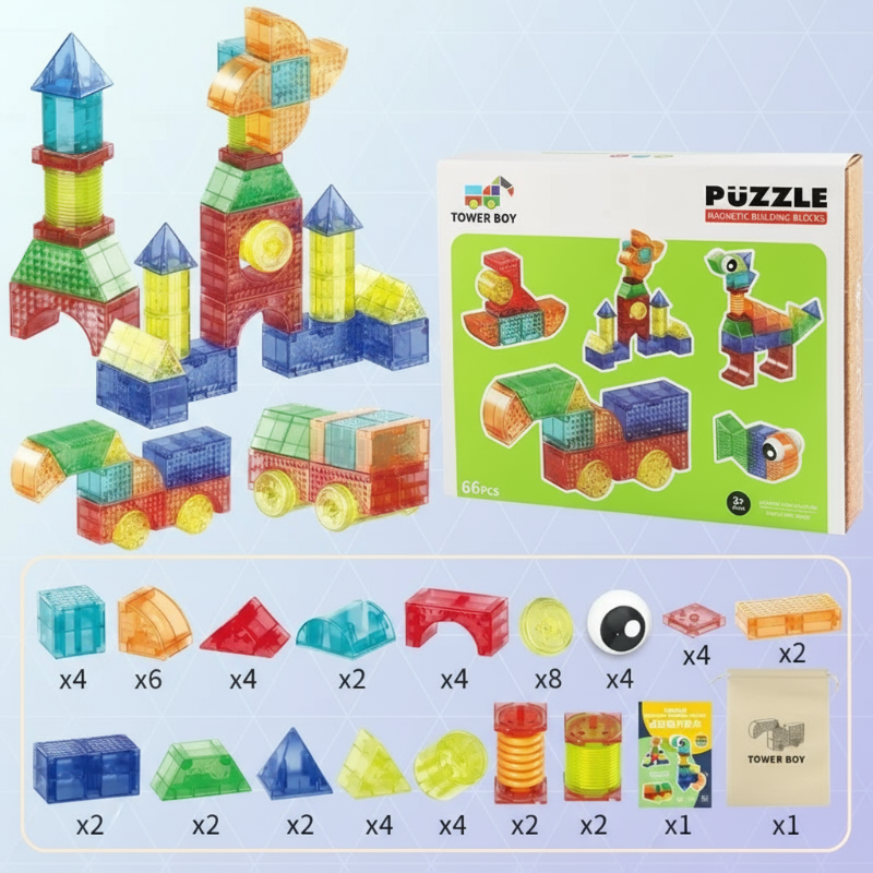 MagniCube – Creative & Educational – Magnetic Building Blocks Set