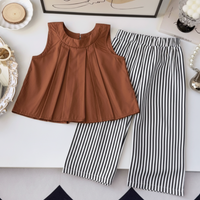 Thumbnail for Sleeveless Tops & Pants – Soft & Stylish – Children's Summer Outfit
