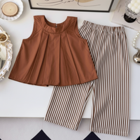 Thumbnail for Sleeveless Tops & Pants – Soft & Stylish – Children's Summer Outfit