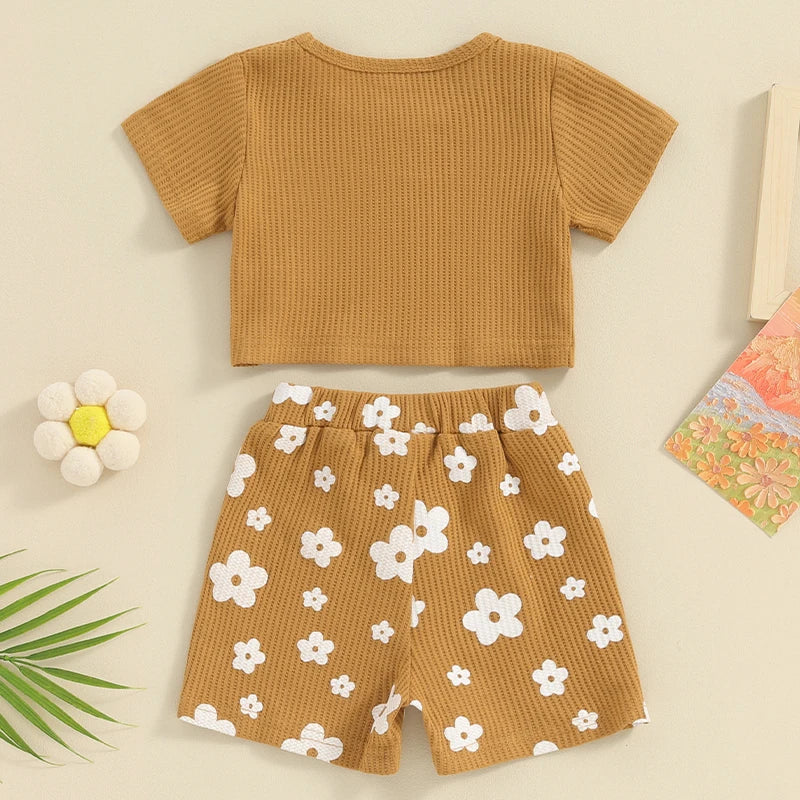 Mini Fashion™ - Comfortable and Stylish - Baby Girl Summer Set