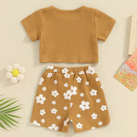 Thumbnail for Mini Fashion™ - Comfortable and Stylish - Baby Girl Summer Set