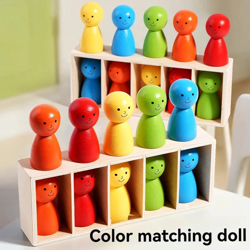 WoodenMatch – Smart & Playful – Montessori Color Game