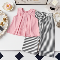 Thumbnail for Sleeveless Tops & Pants – Soft & Stylish – Children's Summer Outfit