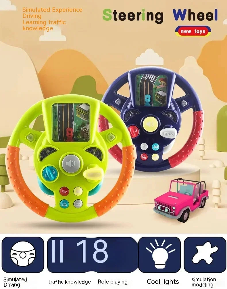 Toy Steering Wheel™ - Mini Steering Wheel, Maxi-Fun - Toy Steering Wheel