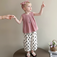 Thumbnail for Sleeveless Tops & Pants – Soft & Stylish – Children's Summer Outfit