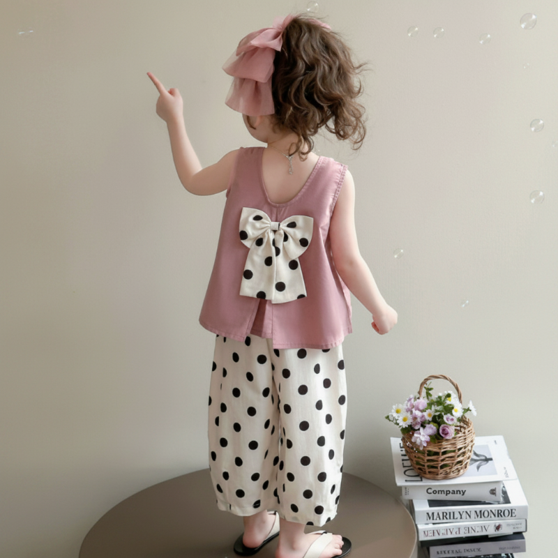 Sleeveless Tops & Pants – Soft & Stylish – Children's Summer Outfit