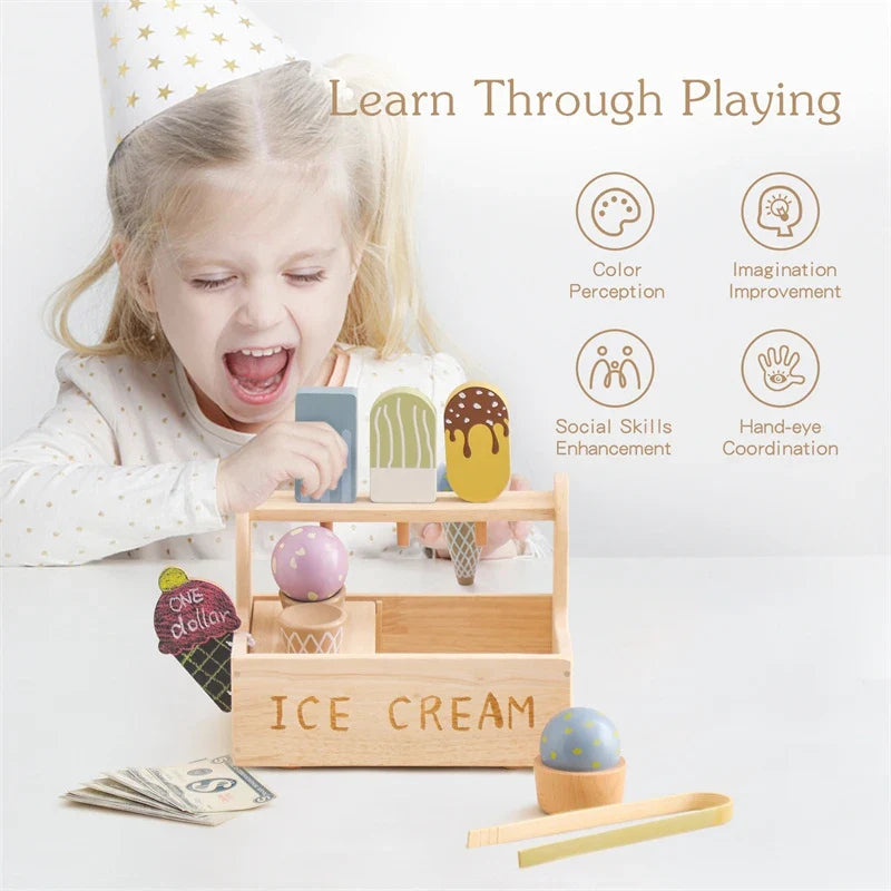 Woods™ - Mini Ice Cream Masters - Wooden Ice Creams Toy Set